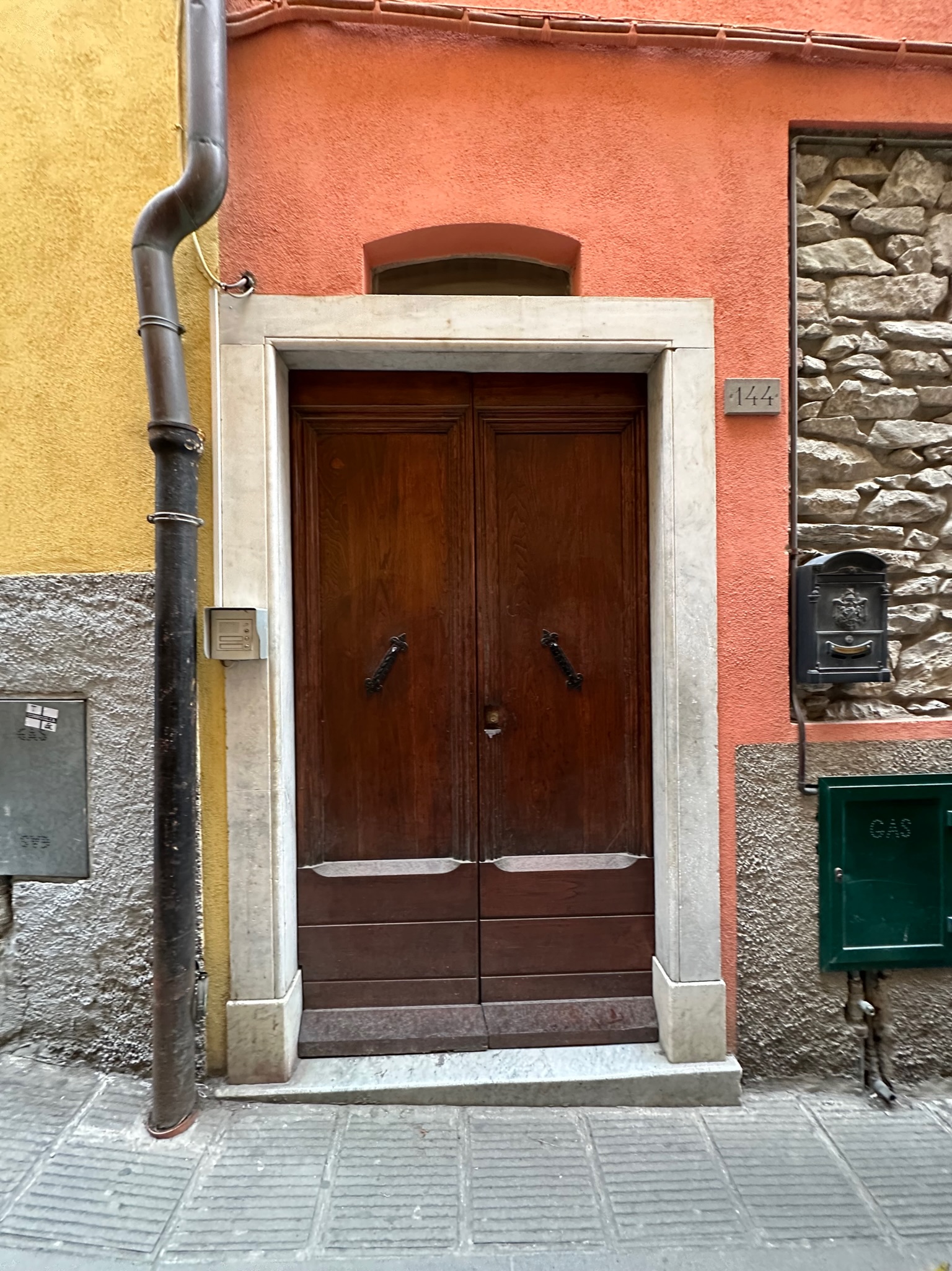 Brown Angle Door