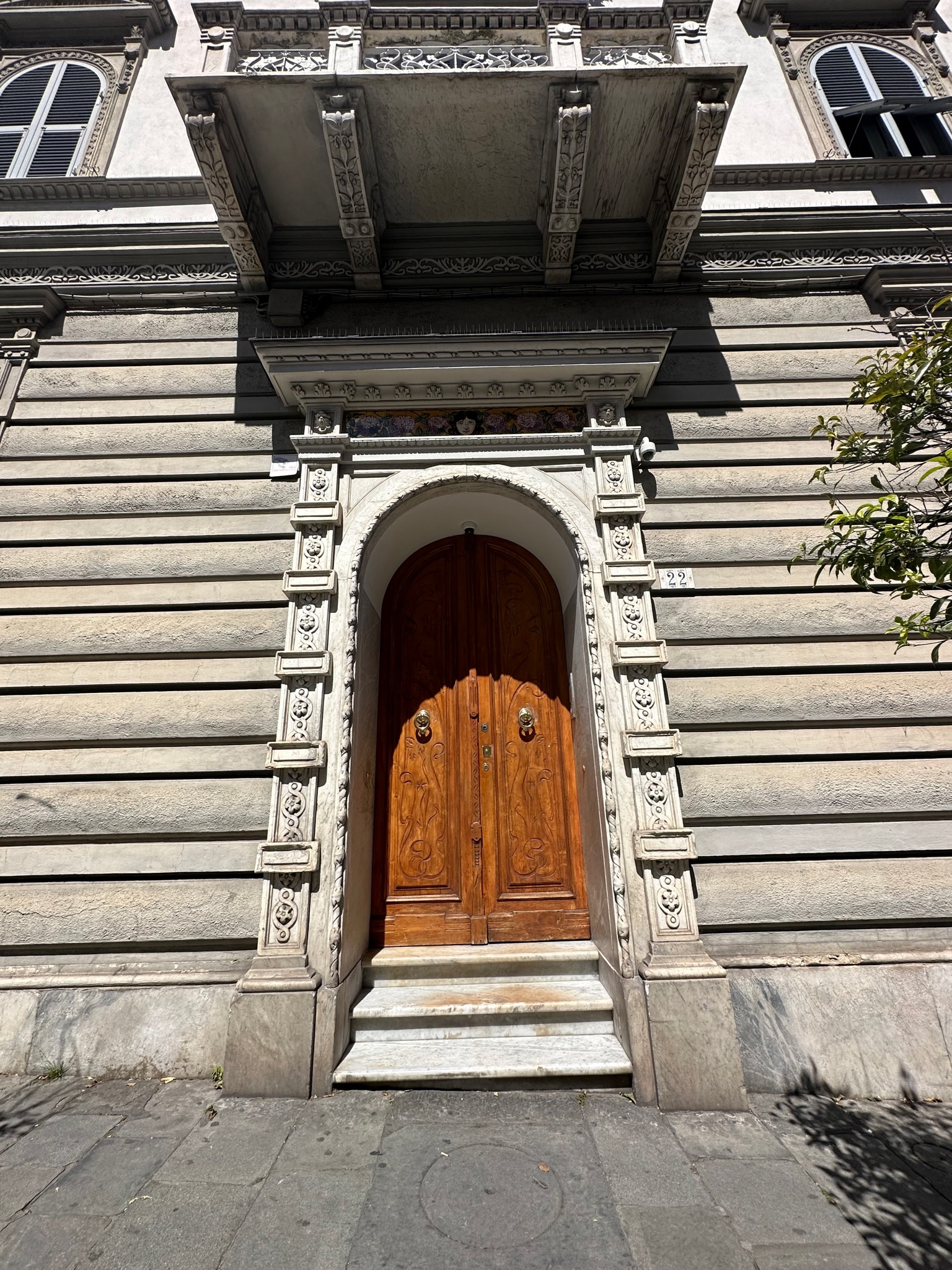 Shaded Door