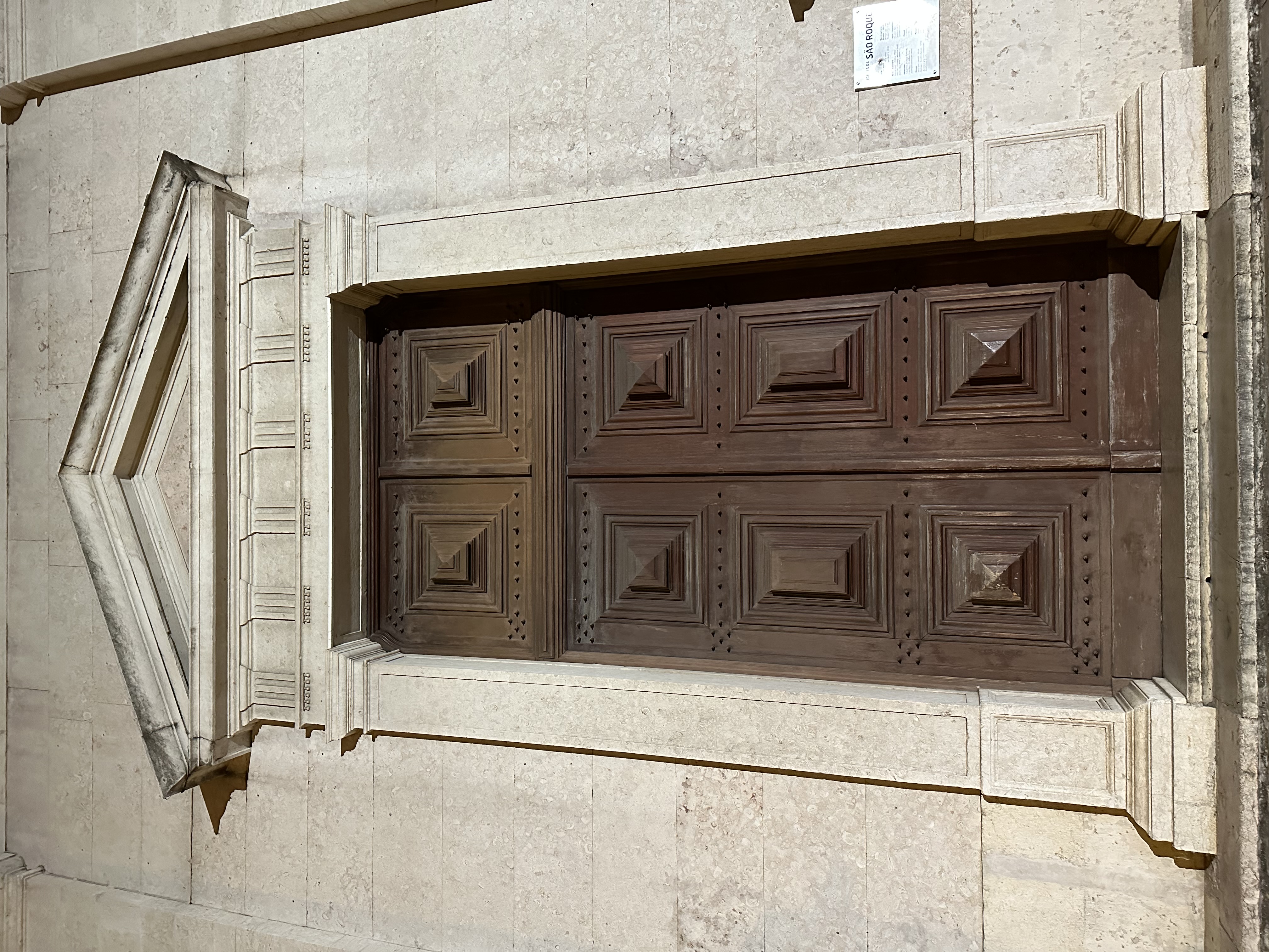 Brown Squares Door